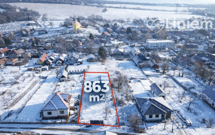 Ladice  Stavebný pozemok 863 m² s novou chatkou