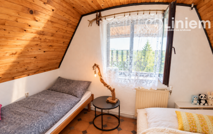 Chata s celoročným využitím a terasou | Bojná | pozemok 399 m²