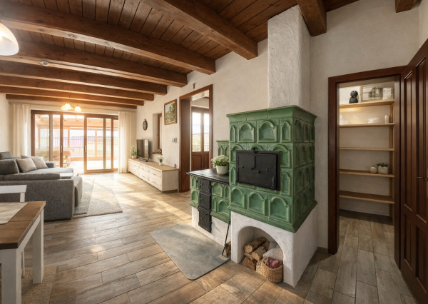 Solitér medzi nehnuteľnosťami: Luxusná rezidencia s kachľovou pecou