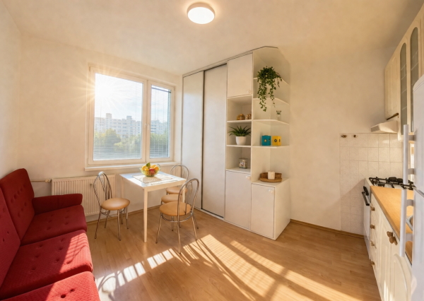 1-IZBOVÝ BYT S LOGGIOU NA KLOKOČINE V NITRE – PETZWALOVA ULICA