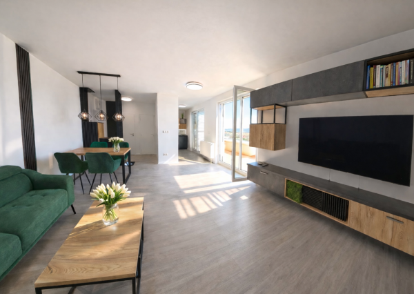 EXKLUZÍVNE–NA PRENÁJOM lukratívny,moderný,2 izbový byt.