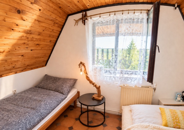 Chata s celoročným využitím a terasou | Bojná | pozemok 399 m²