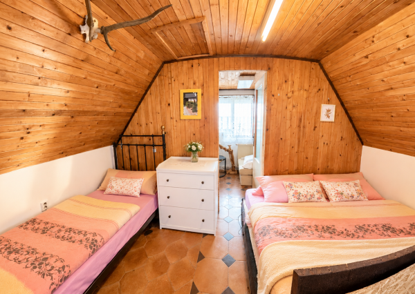 Chata s celoročným využitím a terasou | Bojná | pozemok 399 m²