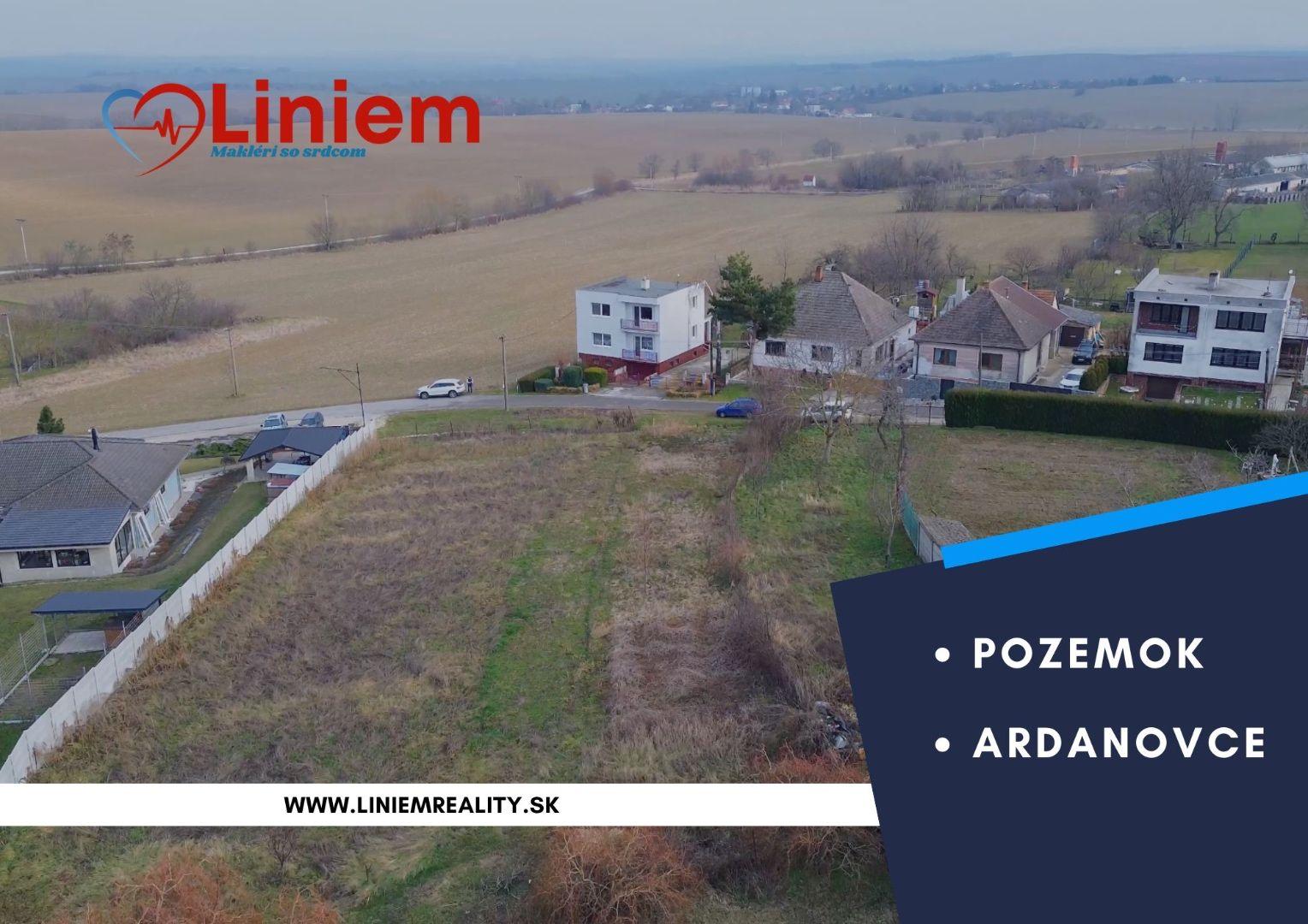 Na predaj  stavebný pozemok – Ardanovce