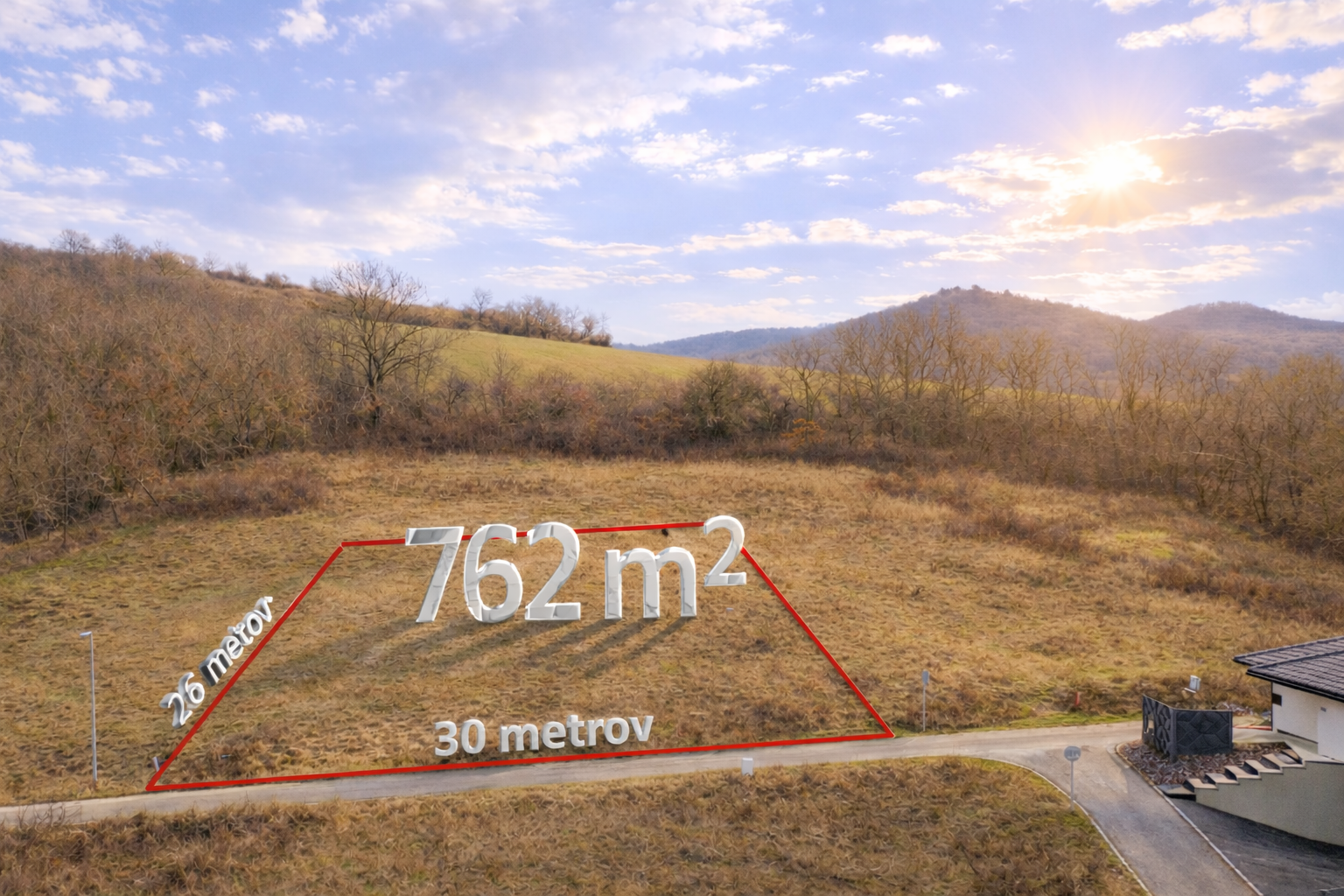 🏡 Stavebný pozemok 762 m² | Podhorany – Mechenice