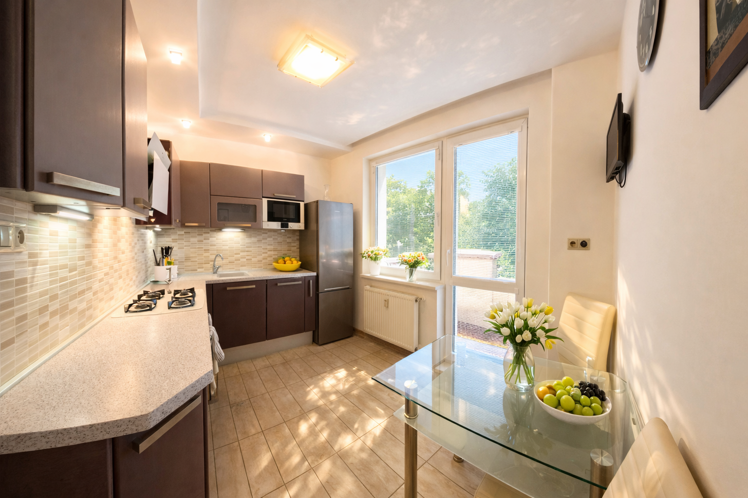 2-izbový byt s balkónom a pekným výhľadom