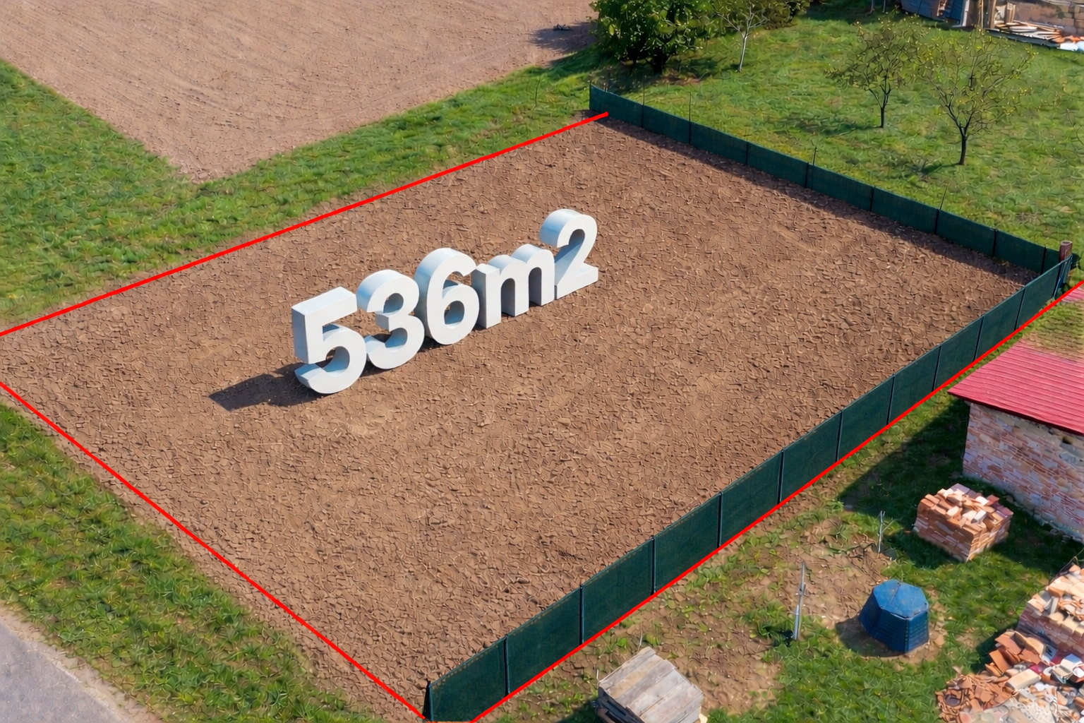 🏡 Stavebný pozemok na predaj – Volkovce, okres Zlaté Moravce – 536 m²