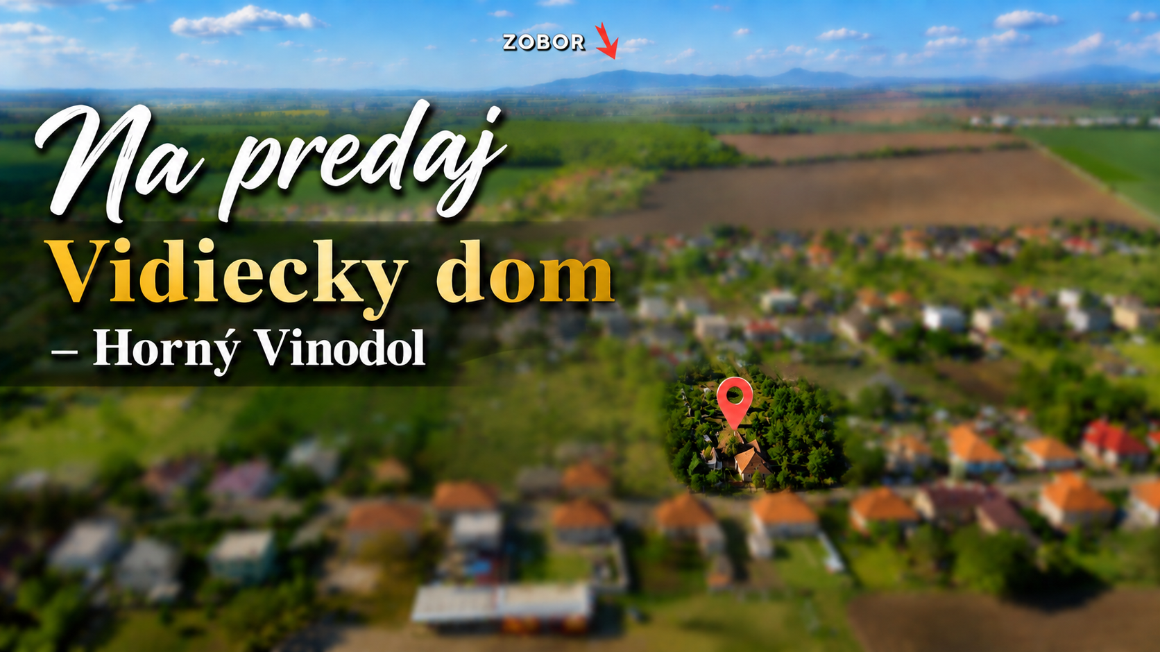 🏡 NA PREDAJ: 3-izbový vidiecky dom s veľkou záhradou – Horný Vinodol